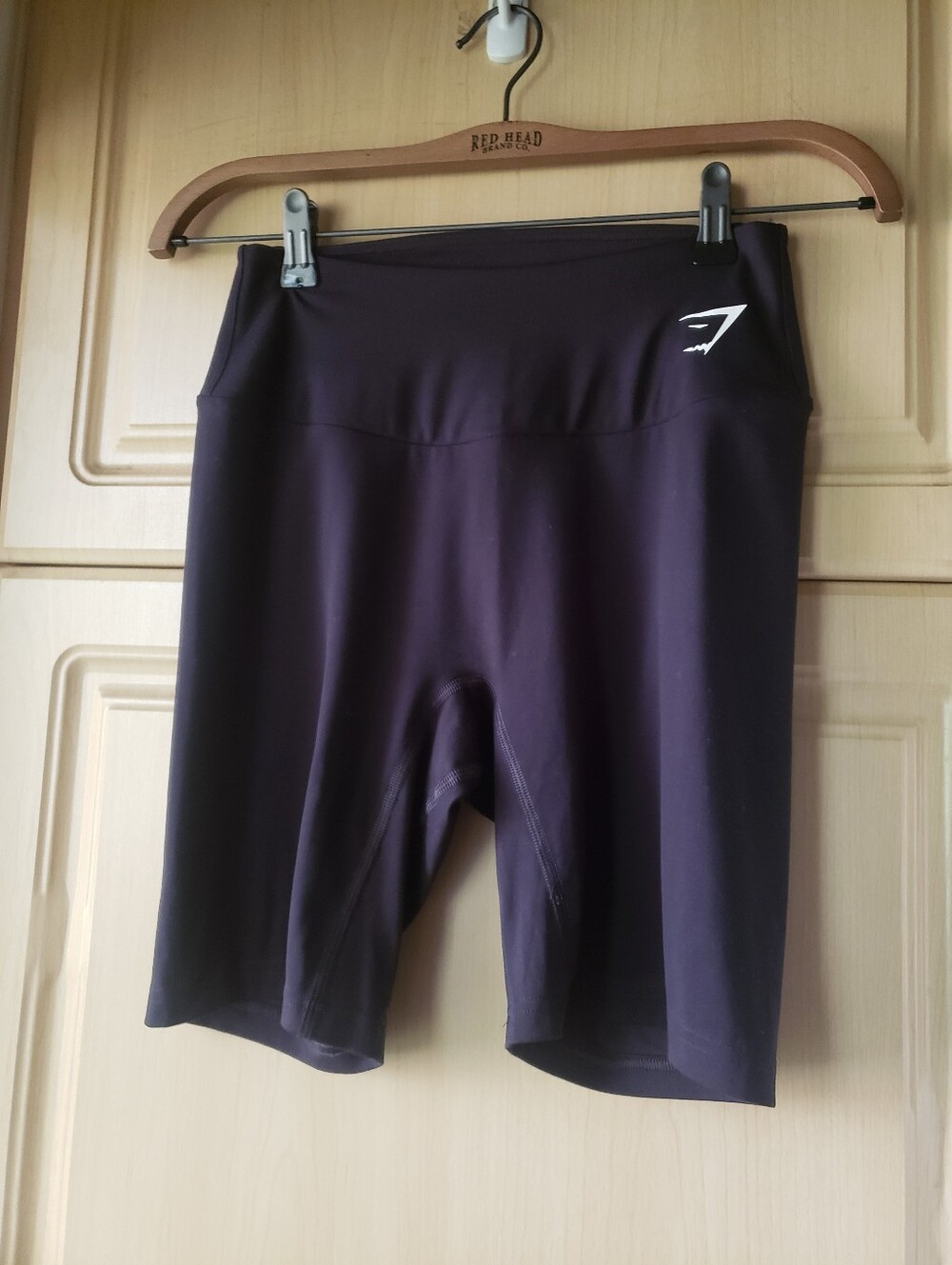 Gymshark High-Waist Bike Shorts in Deep Black